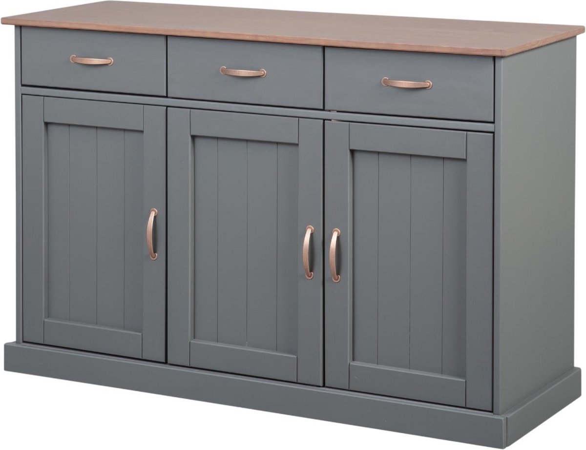 Interlink - Dressoir - Grijs - 131x45x86 cm