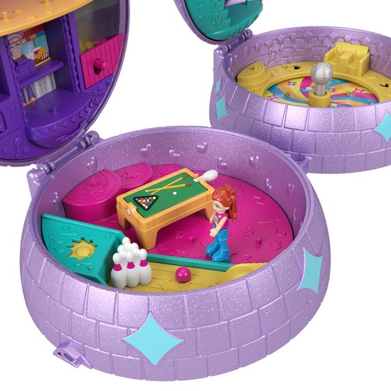 Polly Pocket Regenboog Handtas Compact met 8 Leuke Functies, Micropoppen Polly en Shani, 2 Accessoires en een Stickervel, voor kinderen van 4 jaar en ouder, GKJ65 : Polly Pocket Polly Pocket Regenboog Handtas Compact met 8 Leuke Functies, Micropoppen Polly en Shani, 2 Accessoires en een Stickervel, voor kinderen van 4 jaar en ouder, GKJ65 : Polly Pocket