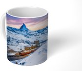 Mok - Schemering bij het Zwitserse Matterhorn bij Gornergrat-bahn - 350 ML - Beker
