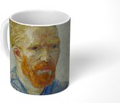 Mok - Koffiemok - Zelfportret als schilder - Vincent van Gogh - Mokken - 350 ML - Beker - Koffiemokken - Theemok