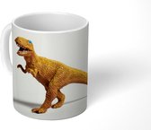 Mok - Koffiemok - Dinosaurus - Bruin - Speelgoed - Mokken - 350 ML - Beker - Koffiemokken - Theemok