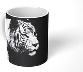 Mok - Koffiemok - Tijger - Wilde dieren - Licht - Mokken - 350 ML - Beker - Koffiemokken - Theemok