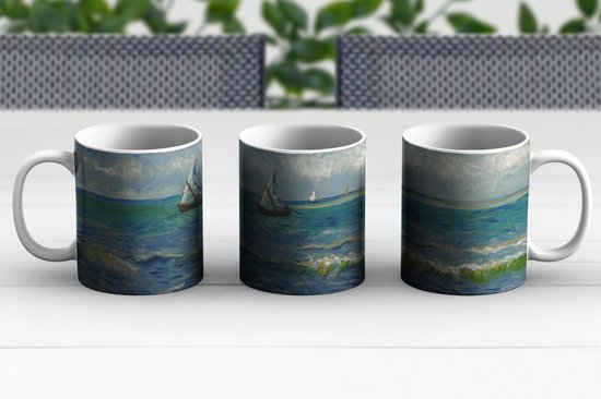 Mug - Paysage marin aux Saintes-Maries-de-la- Mer - Vincent van Gogh - 350 ML - Tasse