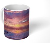 Mok - Strand - Zee - Zonsondergang - 350 ML - Beker