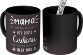 Magische Mok - Foto op Warmte Mokken - Koffiemok - Spreuken - Quotes - Mama - Mama je hebt ons al - Magic Mok - Beker - 350 ML - Theemok - Mok met tekst