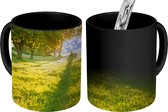 Magische Mok - Foto op Warmte Mok - De zon schijnt tussen de eikenbomen door - 350 ML
