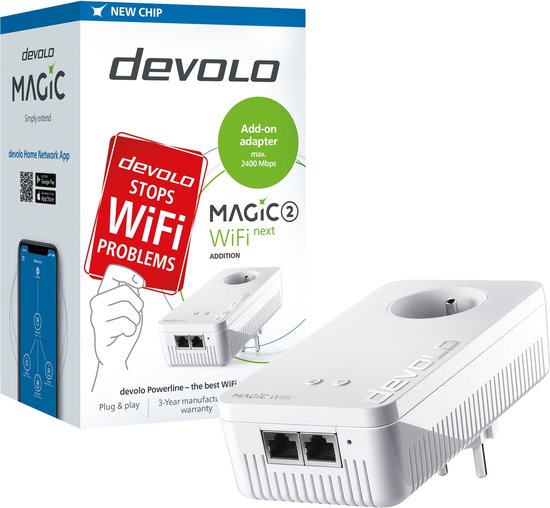 devolo Magic 2 WiFi next - Powerline-adapter - Uitbreiding - BE | bol.com