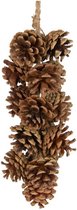 Woondecoratie - dennenappel garland 40cm - natural - 40