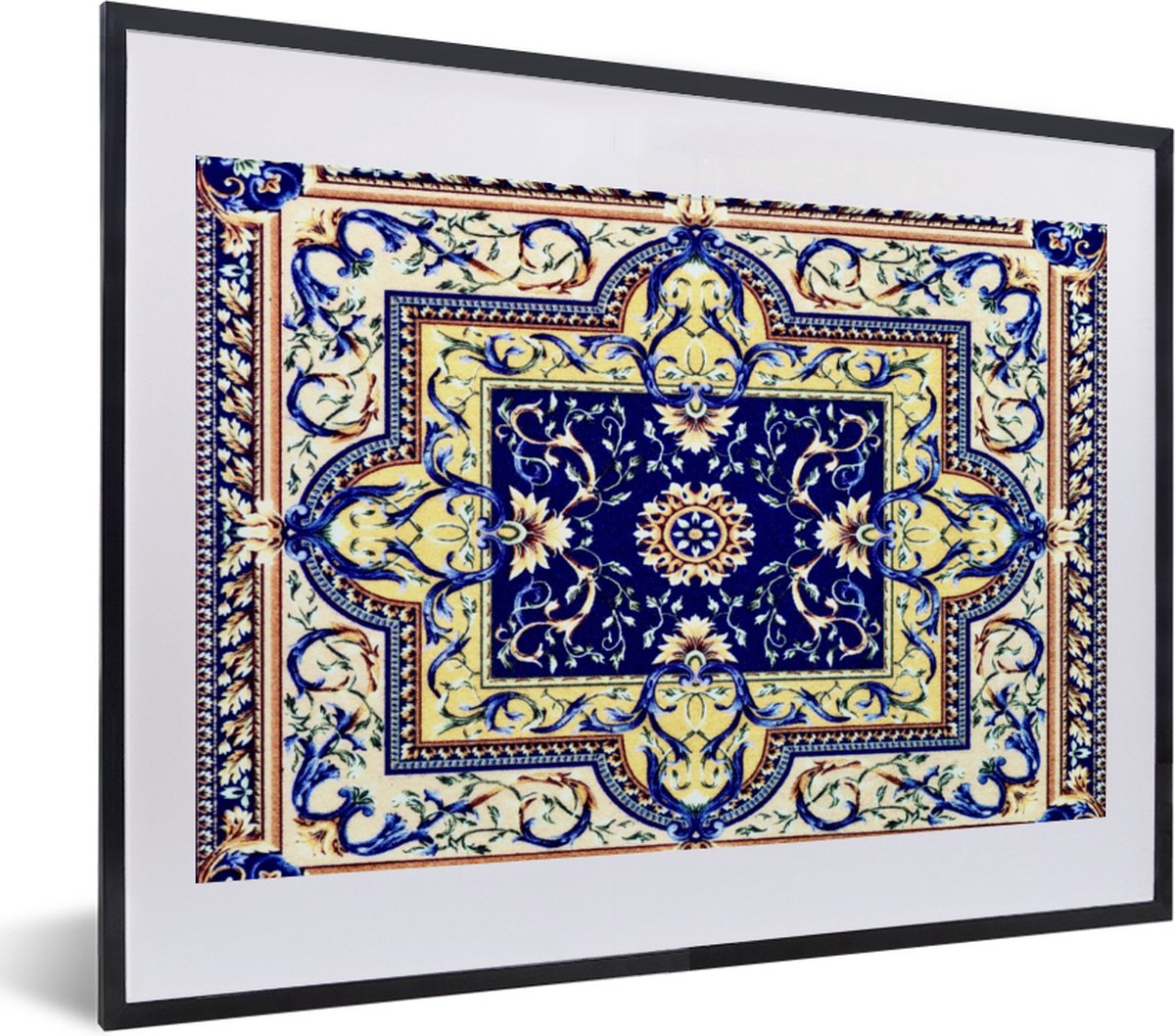 Poster in lijst - Fotolijst 40x30 cm - Posters - Perzisch Tapijt - Vloerkleed - Patronen -