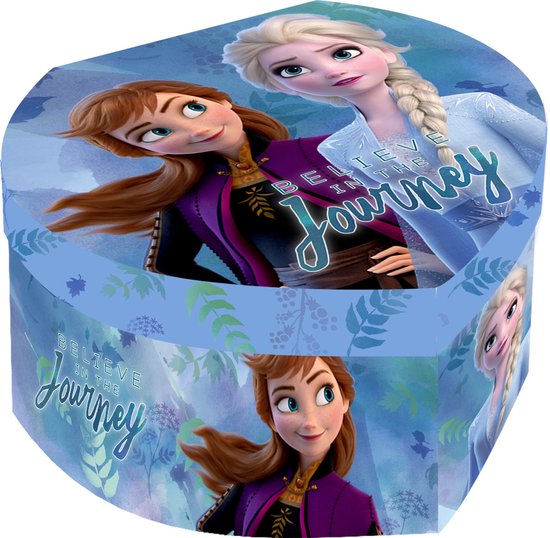 Disney Sieradenkist Frozen Ii Meisjes Karton Blauw - Disney