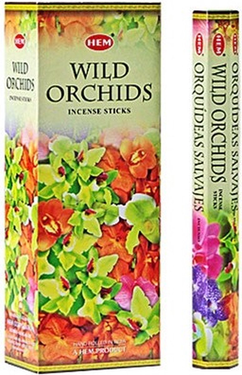 HEM Wierook - Wild Orchids - Slof (6 pakjes/120 stokjes)