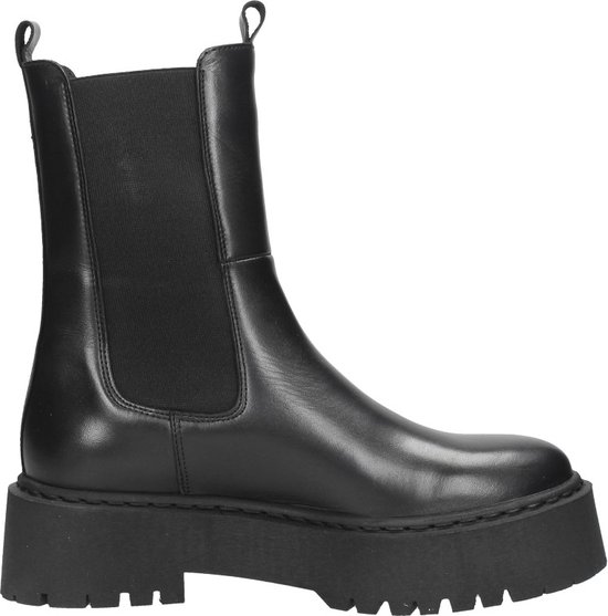 SUB55 Chelsea boots Enkellaarsjes Plat - zwart - Maat 42