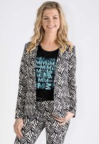 Zizo Blazer Maud Blazer Wi21 Mau 011 810 Midnight Wings Dames Maat - 36