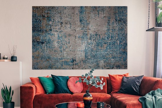 Toile Peinture Tapis Salon - Tapis - Motifs - 180x120 cm - Décoration murale XXL