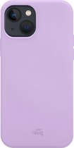 xoxo Wildhearts siliconen hoesje geschikt voor iPhone 13 - Paars gekleurd hoesje - Pantone kleur - Backcover - verkrijgbaar in verschillende kleuren - Paars