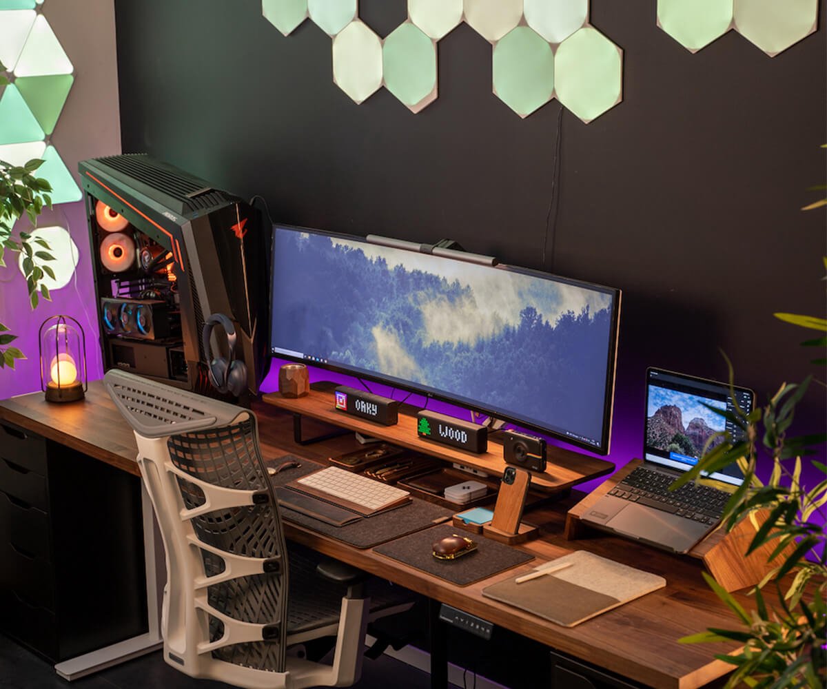 Oakywood - Grand Tiroir Modulaire - Organisateur De Bureau En Bois