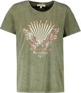 Garcia Dames T-shirt Groen - Maat L