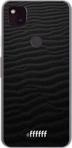 6F hoesje - geschikt voor Google Pixel 4a 5G -  Transparant TPU Case - Black Beach #ffffff