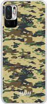 6F hoesje - geschikt voor Xiaomi Redmi Note 10 5G -  Transparant TPU Case - Desert Camouflage #ffffff