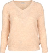 Promiss - Female - Trui met geometrisch jacquardmotief  - Oudroze