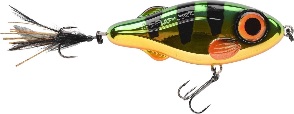 Spro Iris Flash Jerk 9,5cm 37g &ndash; Jerkbait Lento Aliante Per Luccio E Predatori