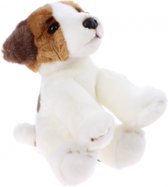 Bicolini Knuffel Jack Russel 22 Cm Pluche Wit/bruin