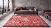 Klassieke loper Skazar Isfahan - rood 80x250 cm