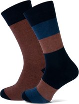 MarcMarcs 2-pack Sokken - Blauw - 39-42