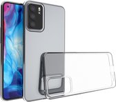 Oppo Reno6 Hoesje - MobyDefend Transparante TPU Gelcase - Volledig Doorzichtig - GSM Hoesje - Telefoonhoesje Geschikt Voor: Oppo Reno6