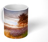 Mok - Heidelandschap met een boom - 350 ML - Beker