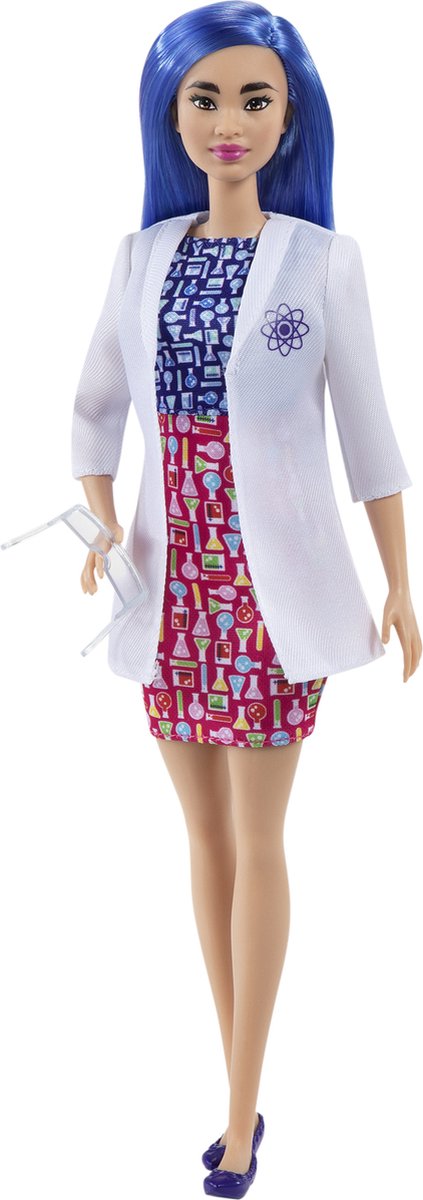 Barbie You Can Be Anything - Droombaan Barbiepop - Wetenschapper met jas van Barbie — afbeelding 3