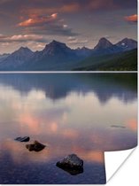 Poster Nationaal park Glacier - 30x40 cm