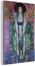 Wanddecoratie Metaal - Aluminium Schilderij Industrieel - Portret van Adèle Bloch-Bauer II - Gustav Klimt - 20x30 cm - Dibond - Foto op aluminium - Industriële muurdecoratie - Voor de woonkamer/slaapkamer