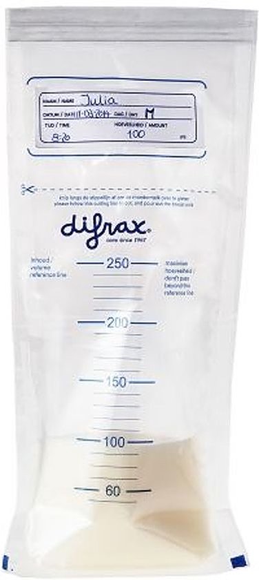 Difrax Moedermelk bewaarzakjes - 20 Stuks - Difrax