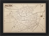 Decoratief Beeld - Houten Van Aalten - Hout - Bekroned - Bruin - 21 X 30 Cm