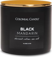 Colonial Candle – Pop Of Color Black Mandarin - 411 gram