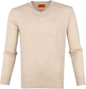 Suitable Merino Pullover V Beige