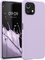 kwmobile telefoonhoesje geschikt voor Xiaomi 11 Lite (5G) NE / Mi 11 Lite (5G) - Hoesje voor smartphone - Back cover in lavendel