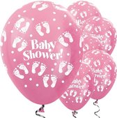 Ballonnen Parel Lichtroze ‘Babyshower’ - 5 stuks