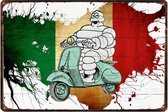 Retro Muur Decoratie uit Metaal Vespa Italië 13