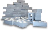 Building Breeze Blocks - Levensgrote 20-delige Set