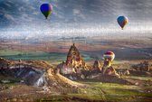 Luchtballonen boven Cappadocië op Puzzel 3 - Puzzel 252 stukjes | Landschap - Fons Kern