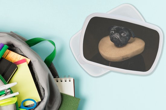 Boîte à pain Wit - Boîte à lunch - Boîte à pain - Peinture - Carlin - Maîtres anciens - 18x12x6 cm - Adultes