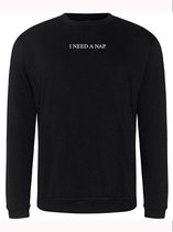 Sweater I need a nap - Black (L)