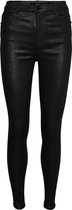 Vero Moda Broek Vmsophia Hr Skinny Glitter Pant 10256212 Black Dames Maat - W25 X L32