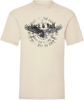 T-shirt rock and Roll in my Soul - Off white (L)