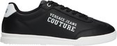 Versace Jeans Open'70 Dis So3 Lage sneakers - Leren Sneaker - Heren - Zwart - Maat 44