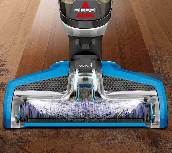 BISSELL CrossWave 1.0 Stofzuiger met Dweilfunctie - Vloerreiniger met Snoer - 3 in 1 Stofzuiger, Dweil & Drogen - Multi Surface Vacuum Cleaner - Reinigingsmachine voor Tapijt, Tegels & Houten Vloeren - Krachtige 560W Motor - 17132