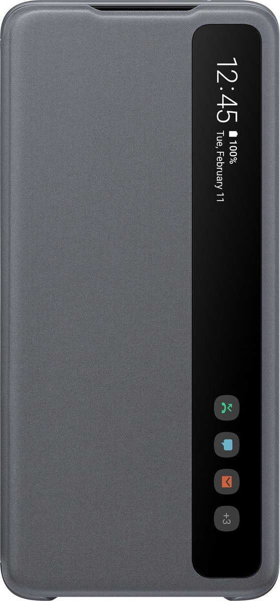 Samsung - Clear View Hoesje - Galaxy S20 Ultra - Grijs