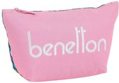 Toilettas voor op School Benetton Blooming Roze